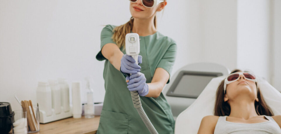 Laser hair removal treatment at Dermacarelab clinic