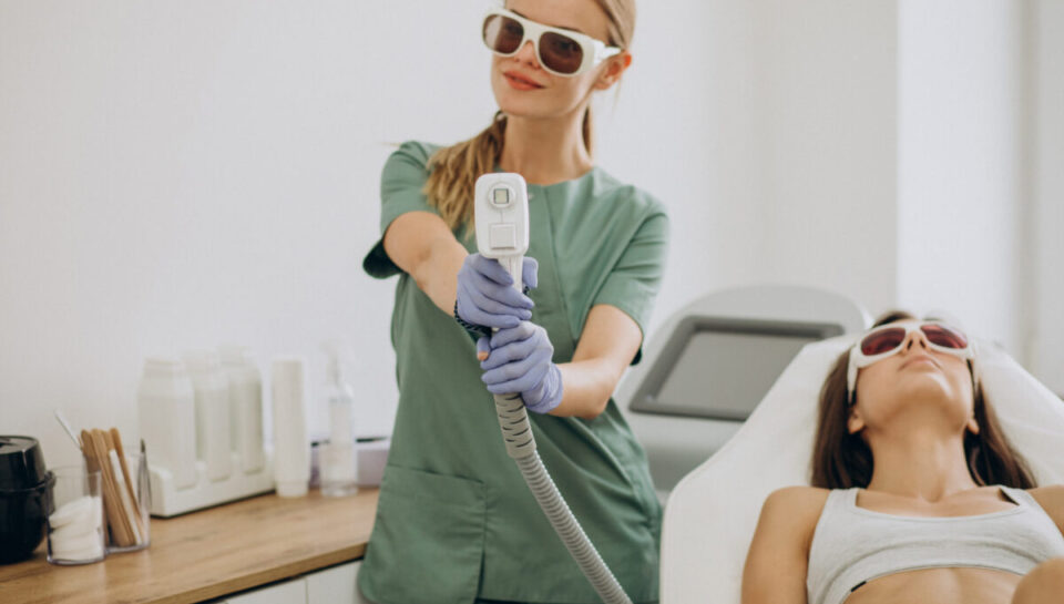 Laser hair removal treatment at Dermacarelab clinic